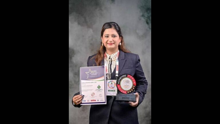 नागपुर की सुन्दरशना ड्रविड को मिला ग्लोबल अचीवर्स अवार्ड: STEM में महिला नेतृत्व का प्रतीक