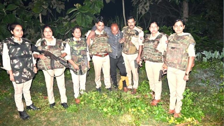 लड़कियों की तस्करी करने वाला बदमाश यूपी पुलिस के एनकाउंटर में घायल, गिरफ्तार