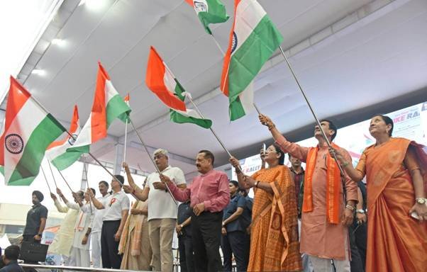 दिल्ली में स्वतंत्रता दिवस से पहले हुआ ‘हर घर तिरंगा’ बाइक रैली का भव्य आयोजन