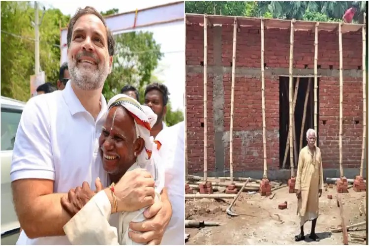 राहुल गांधी ने बनवाया पक्का मकान : भगीरथ मांझी