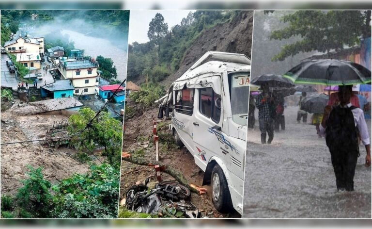 मूसलाधार बारिश का कहर: जम्मू-कश्मीर, हिमाचल, उत्तराखंड, उत्तर प्रदेश, बिहार और महाराष्ट्र प्रभावित