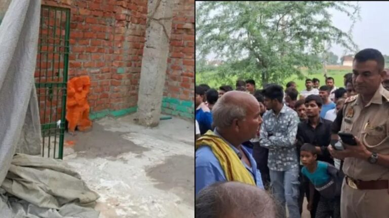 फतेहपुर के बाद फिरोजाबाद में धार्मिक विवाद: पीर बाबा की मजार तोड़ी, हनुमान जी की प्रतिमा रखी—इलाके में तनाव