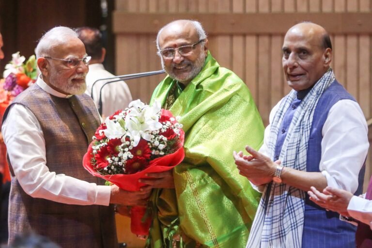 एनडीए उम्मीदवार सी. पी. राधाकृष्णन बने भारत के 15वें उपराष्ट्रपति
