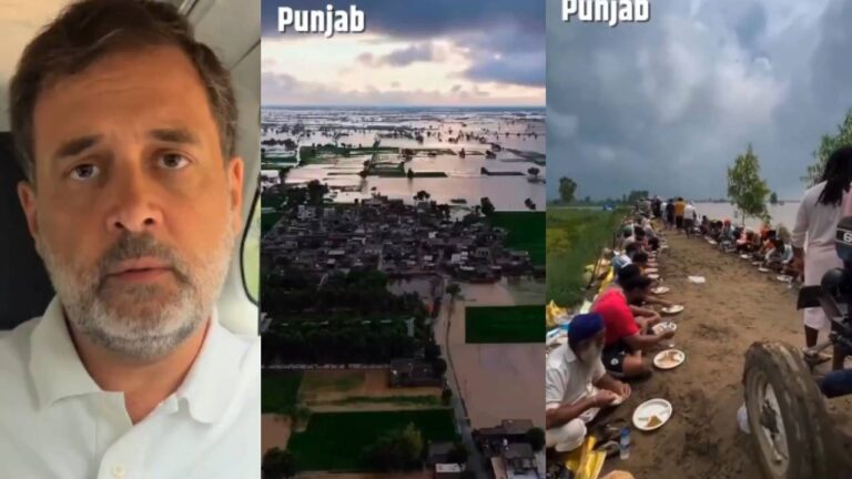 राहुल गांधी : बाढ़ प्रभावितों के लिए तुरंत विशेष राहत पैकेज की घोषणा करें पीएम