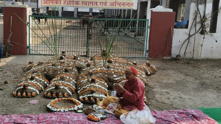गोवर्धन पूजा पर कांग्रेस का वार: “हिंदू को ख़तरा BJP से,” किसानों को भगवान भरोसे छोड़ा