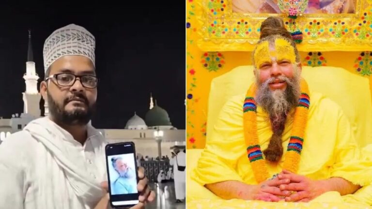 मदीना से उठी मोहब्बत की दुआ — मुस्लिम युवक ने प्रेमानंद महाराज की सेहत के लिए मांगी दुआ, वीडियो हुआ वायरल
