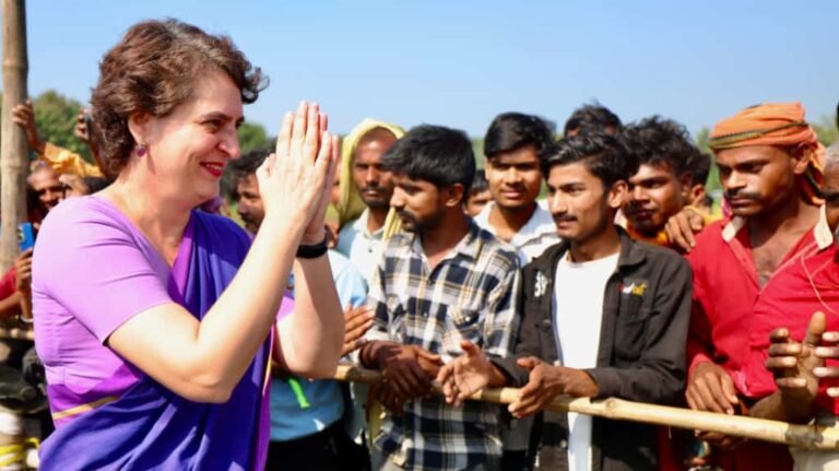 बिहार के पूर्वजों ने गांधी को राह दिखाई, आज उनकी संतानों को हक़ छीना जा रहा है : प्रियंका गांधी