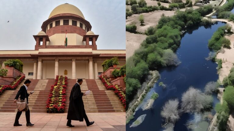 राजस्थान की जोजरी नदी में प्रदूषण पर सुप्रीम कोर्ट सख्त — कहा, “राज्य में कोई संस्था सफाई को गंभीरता से नहीं ले रही”