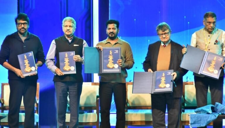 तेलंगाना में निवेश धमाका: 48 घंटे में ₹5.75 लाख करोड़—100 यूनिकॉर्न का रोडमैप तैयार