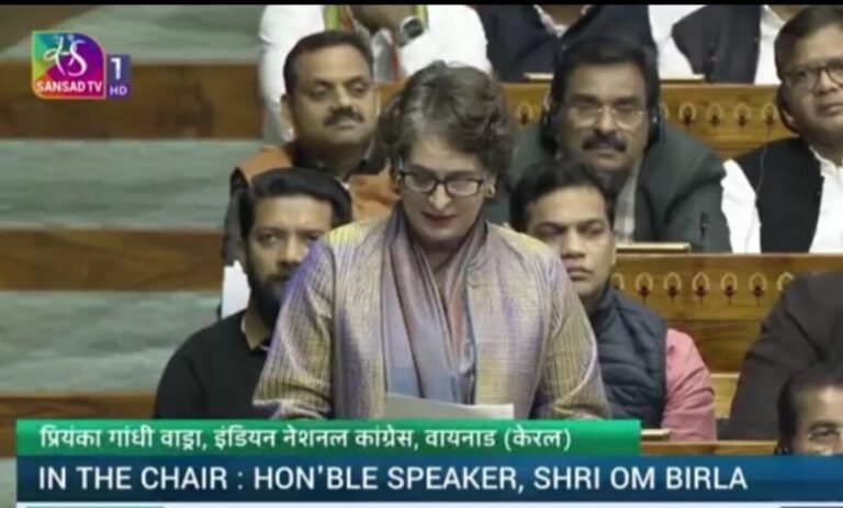 मनरेगा की रीढ़ तोड़ देगा नया बिल, सबसे गरीबों को होगा सबसे ज़्यादा नुकसान: प्रियंका गांधी