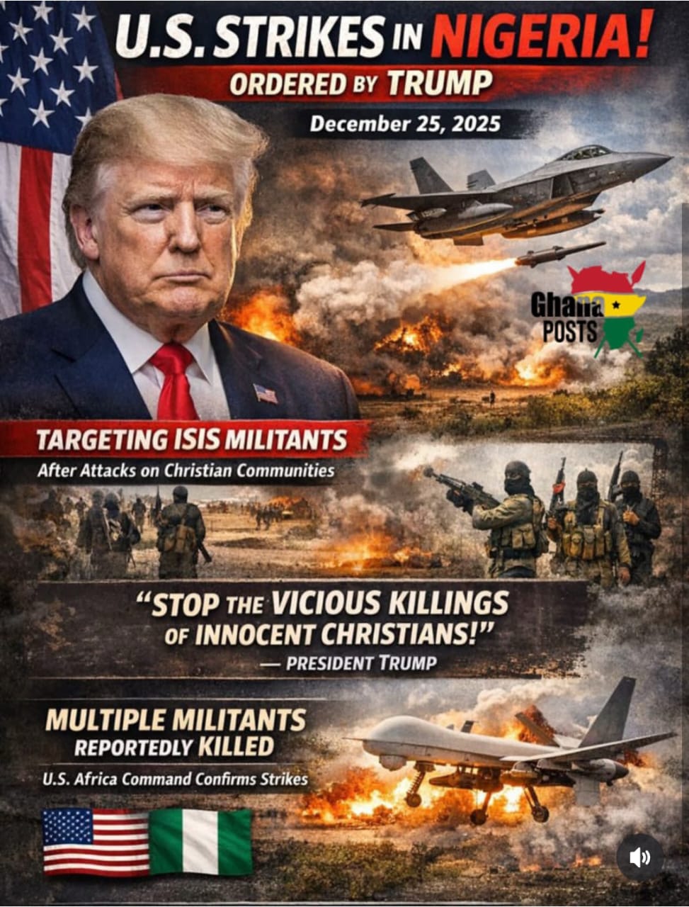 नाइजीरिया में ISIS पर अमेरिकी हमला