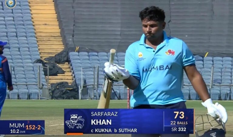 सरफराज़ का तूफान: SMAT से IPL 2026 तक रनों की दहाड़, CSK में धमाकेदार एंट्री