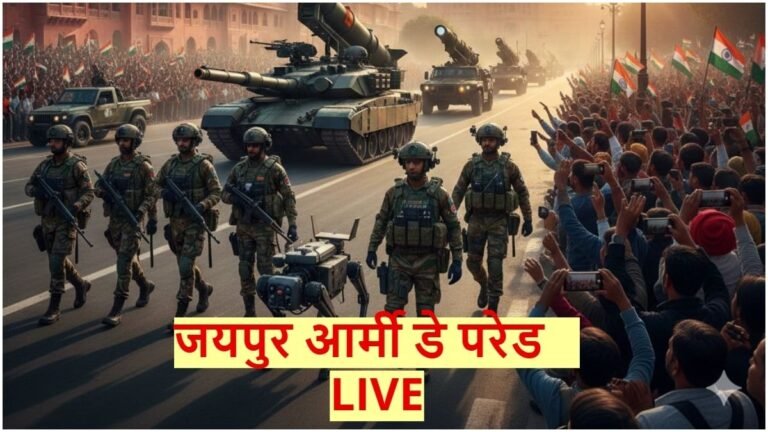 WATCH VIDEO: जयपुर में शौर्य, शक्ति और स्वदेशी ताकत का भव्य प्रदर्शन—78वें सेना दिवस पर भारतीय सेना की ऐतिहासिक परेड