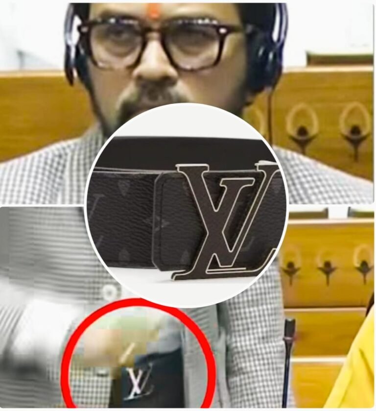 WATCH VIDEO: स्वदेशी का भाषण, Louis Vuitton की लाखों की बेल्ट: कैमरा पड़ा तो घबरा कर छुपाने लगे अनुराग ठाकुर