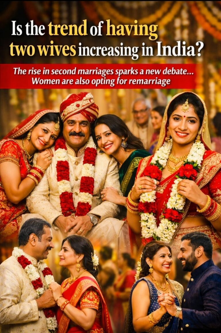 भारत में दो-दो बीवियों का बढ़ता चलन? दूसरी शादी के ट्रेंड ने छेड़ी नई बहस… महिलाएं भी कर रही हैं रिमेरिज