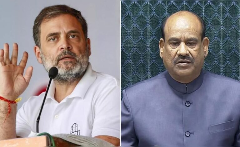 लोकसभा में बोलने का अवसर न मिलने पर राहुल गांधी का स्पीकर ओम बिरला को पत्र, लोकतांत्रिक परंपराओं के उल्लंघन का आरोप