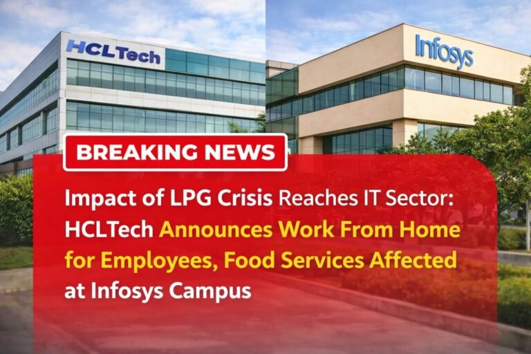 LPG संकट का असर आईटी सेक्टर तक: HCLTech ने कर्मचारियों का वर्क फ्रॉम होम, Infosys कैंपस में फूड सर्विस प्रभावित