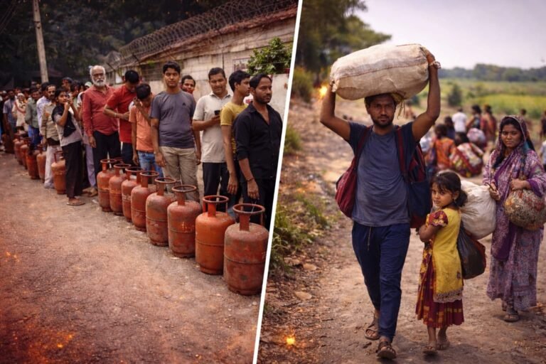 सरकार कहे सब ठीक, ज़मीनी सच्चाई—सत्तू-चूड़ा खाकर पलायन को मजबूर लोग