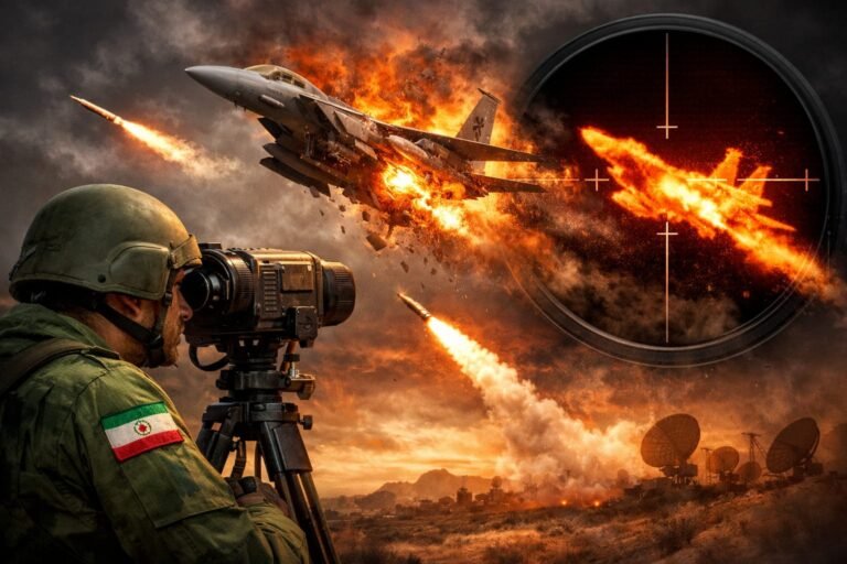 खामोश हमला, सटीक निशाना! ईरान की नई तकनीक ने चौंकाया—अमेरिकी F-15E जेट कैसे हुआ ढेर?
