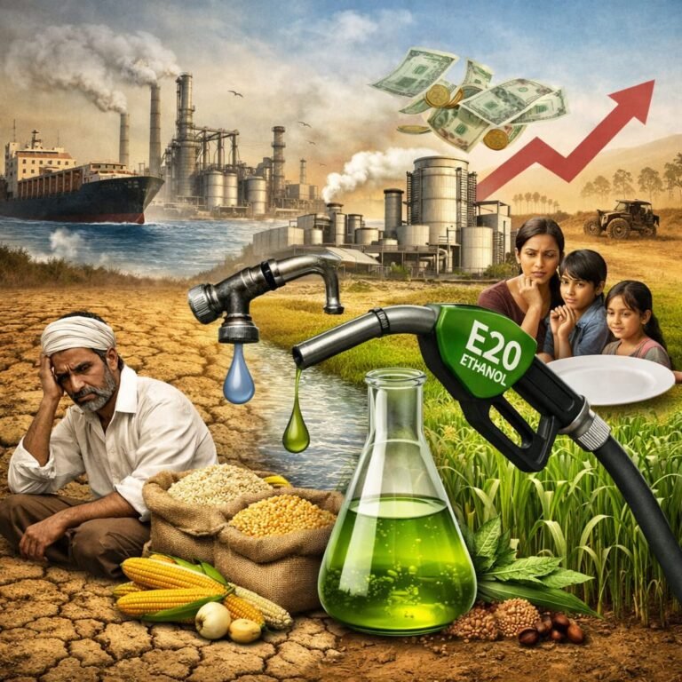 आपदा में अवसर या मुनाफे का खेल? देश की जमीन-पानी-थाली पर एथेनॉल का सौदा!