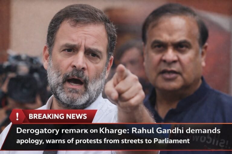 खरगे पर गंदी टिप्पणी! हिमंता सरमा पर कांग्रेस का तूफानी हमला, राहुल बोले – माफी मांगो वरना तबाही