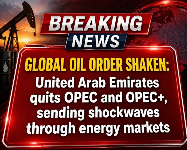 तेल की दुनिया में बड़ा धमाका: संयुक्त अरब अमीरात ने छोड़ा OPEC और OPEC+—वैश्विक ऊर्जा संतुलन पर गहरा असर