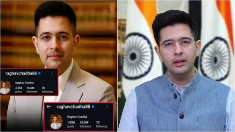 बीजेपी में शामिल होने के बाद राघव चड्ढा पर सोशल मीडिया पर गुस्सा, तीन दिन में 20 लाख से अधिक ने किया अनफॉलो