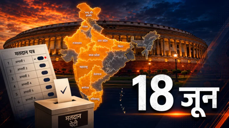 “18 जून को 24 राज्यसभा सीटों पर चुनाव, NDA-विपक्ष के बीच बदलेगा सियासी गणित”