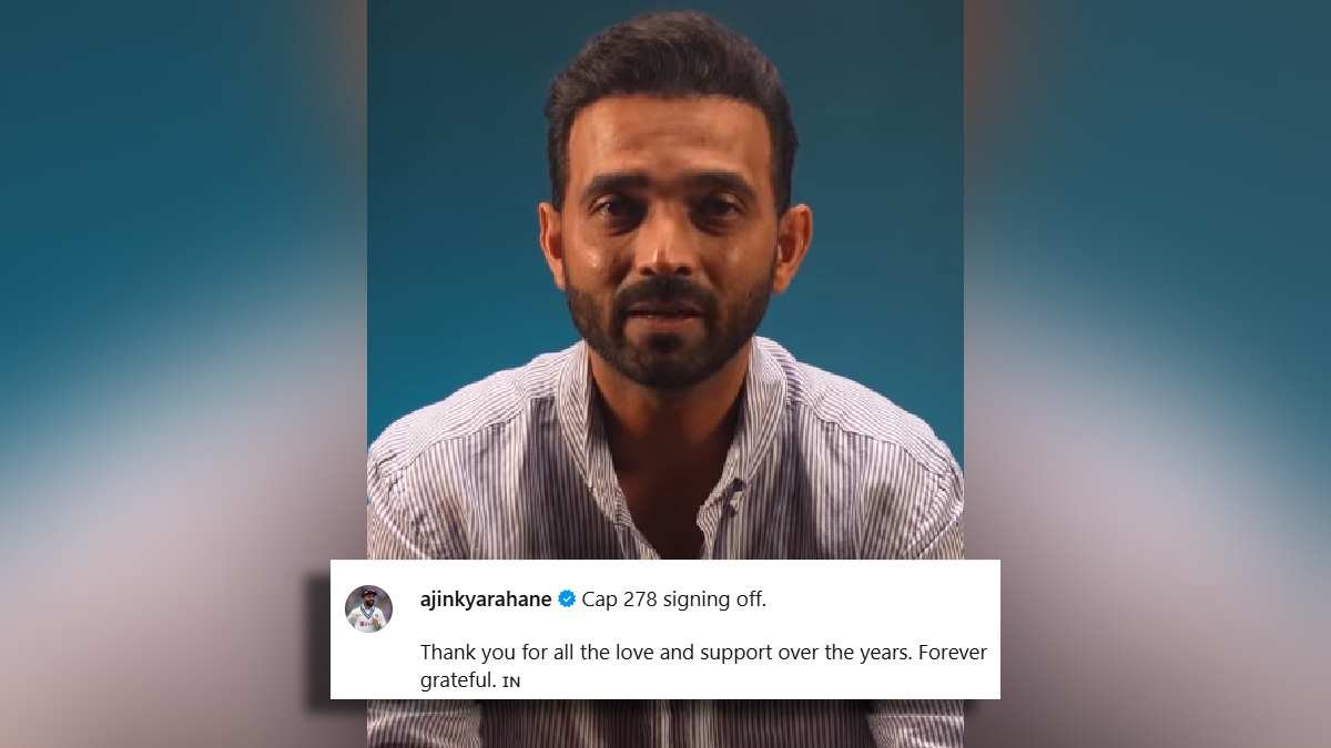 “कैप नंबर 278… साइनिंग ऑफ” — भर्राई आवाज़, नम आंखें और एक युग का अंत… क्या अजिंक्य रहाणे के साथ न्याय हुआ?