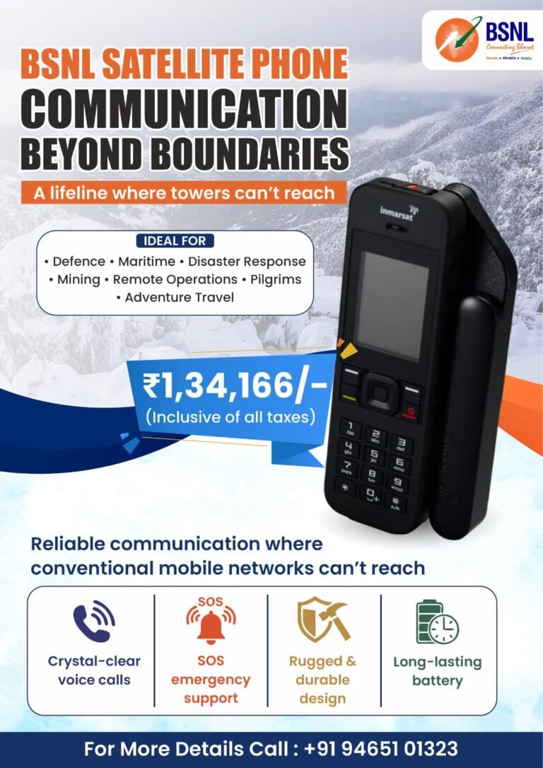 BSNL का सैटेलाइट फोन लॉन्च, कीमत ₹1.34 लाख; जानिए कौन खरीद सकता है, कैसे करेगा काम और क्यों हैं इस पर सख्त नियम