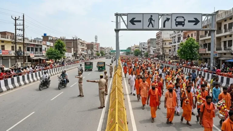कांवड़ यात्रा: आज से ट्रैफिक डायवर्जन लागू, 12 अगस्त तक भारी वाहनों की एंट्री पर रोक; दिल्ली-एनसीआर समेत कई मार्गों पर रहेगा असर