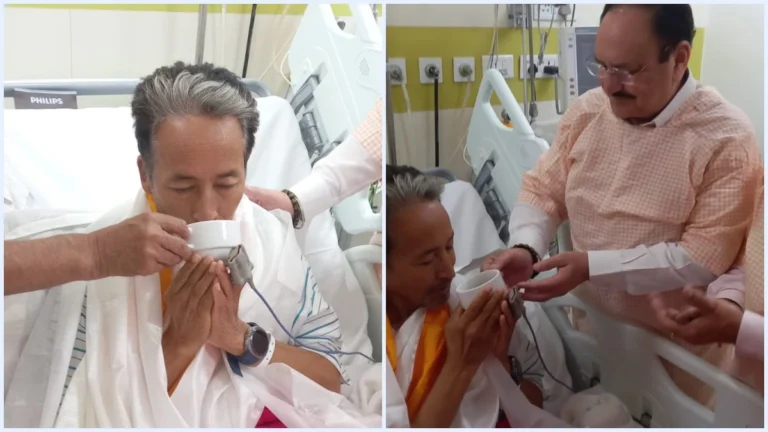 ‘मंत्रियों ने वादा तोड़ा’: 26 दिन का अनशन खत्म करने की तस्वीरें जारी होने पर सोनम वांगचुक नाराज