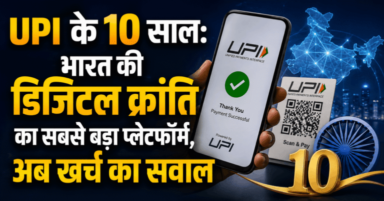 UPI के 10 साल: भारत की डिजिटल क्रांति का सबसे बड़ा प्लेटफॉर्म, अब खर्च का सवाल