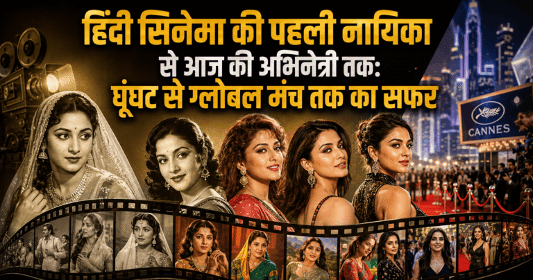 हिंदी सिनेमा की पहली नायिका से आज की अभिनेत्री तक: घूंघट से ग्लोबल मंच तक का सफर
