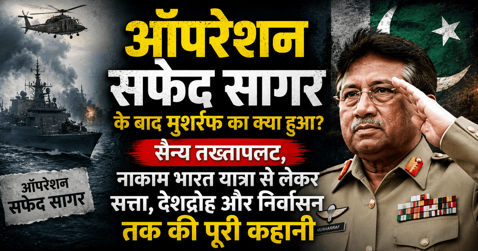 ऑपरेशन सफेद सागर के बाद मुशर्रफ का क्या हुआ? सैन्य तख्तापलट, नाकाम भारत यात्रा से लेकर सत्ता, देशद्रोह और निर्वासन तक की पूरी कहानी