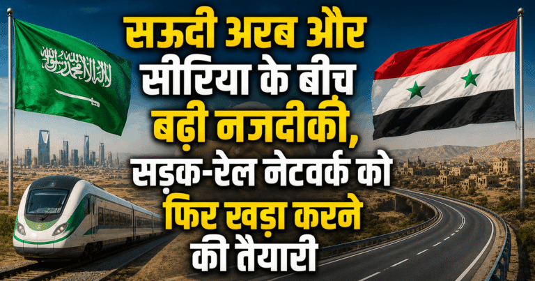 सऊदी अरब और सीरिया के बीच बढ़ी नजदीकी, सड़क-रेल नेटवर्क को फिर खड़ा करने की तैयारी