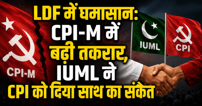 LDF में घमासान: CPI-M में बढ़ी तकरार, IUML ने CPI को दिया साथ का संकेत
