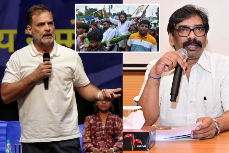 झारखंड में छात्र आंदोलन पर राहुल गांधी का दखल, हेमंत सोरेन से बोले—‘छात्रों की सुनिए, कार्रवाई कीजिए’