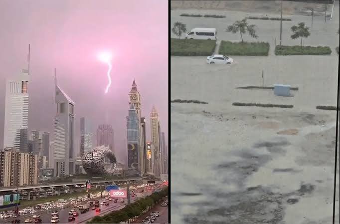 UAE में मौसम का पलटवार: अल ऐन में तेज तूफान, दुबई में ओले; कई इलाकों में बारिश