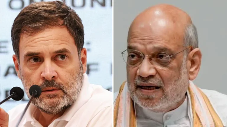‘अमित शाह में संसद आने की हिम्मत नहीं’: राहुल गांधी