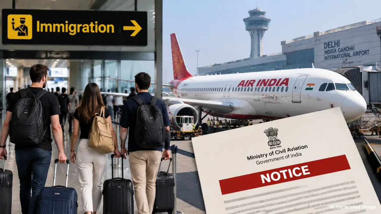 एयर इंडिया में सुरक्षा पर बड़ा सवाल: 3 विदेशी यात्री बिना इमिग्रेशन के दिल्ली से जर्मनी पहुंचे, सीईओ से जवाब तलब