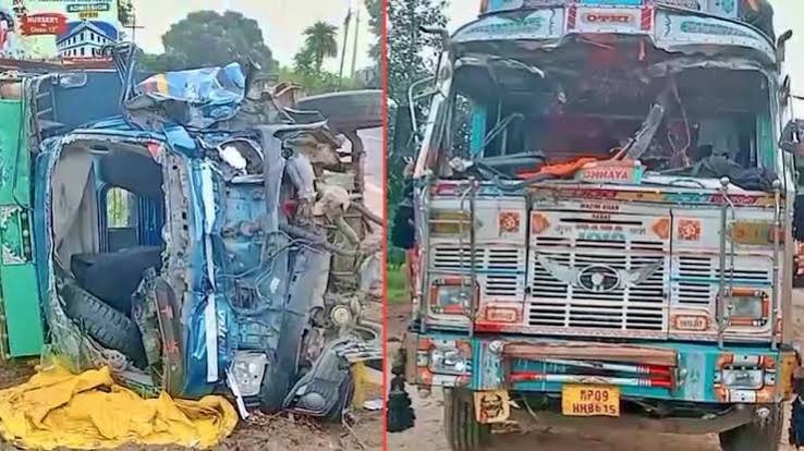 हाईवे पर खड़े ट्रक से जा भिड़ी कार, 8 लोगों की दर्दनाक मौत; 7 ने मौके पर तोड़ा दम